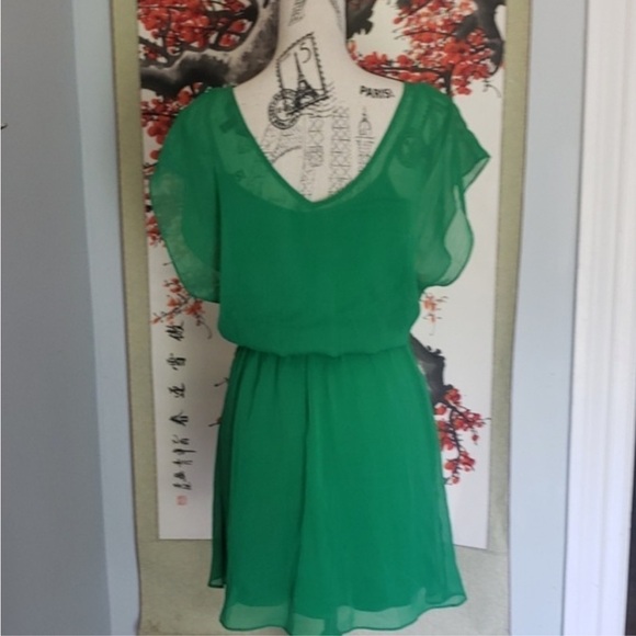 ❤️ 🆕 EXPRESS | Chiffon Mini Dress
Green size XS - Picture 4 of 5